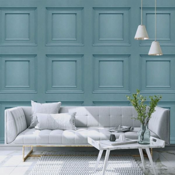 Oliana Panel Wallpaper Blue - A Refreshing Touch for Your Walls